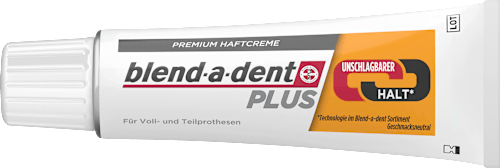 Haftcreme unschlagbarer Halt, fluoridfrei blend-a-dent