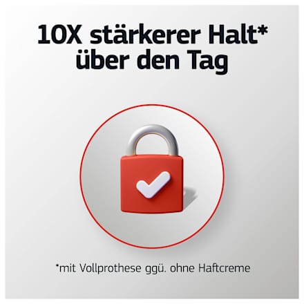 Haftcreme unschlagbarer Halt, fluoridfrei blend-a-dent