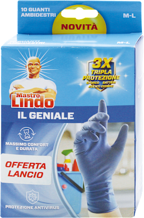 Guanti in lattice Il Geniale taglia M-L Mastro Lindo