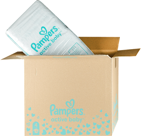 Pelene, veličina 4 (9 - 14 kg) Pampers active baby