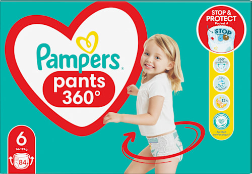 Scutece chiloțel Mega Box, numărul 6, 14-19 kg Pampers