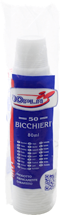 Bicchieri 80ml DOPLA