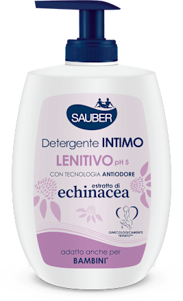 Detergente intimo lenitivo pH 5 SAUBER