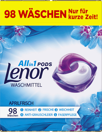Vollwaschmittel Pods Aprilfrisch Lenor