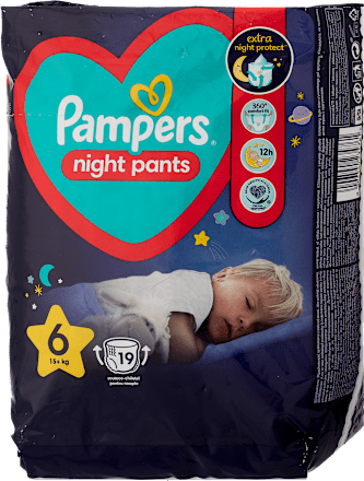 night pants pelene-gaćice vel. 6 (15+ kg) Pampers