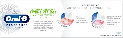 Zahnpasta Pro Science Advanced Zahnfleisch-Intensivpflege Oral-B