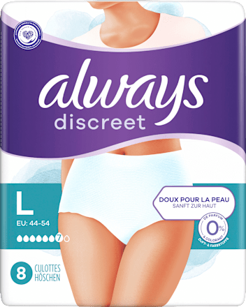 Pants Inkontinenz Gr. L always