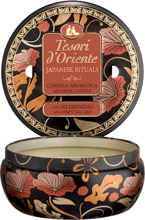 Candela aromatica Japanese Rituals Tesori d'Oriente