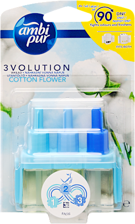 Légfrissítő utántöltő 3Volution Cotton Ambi Pur