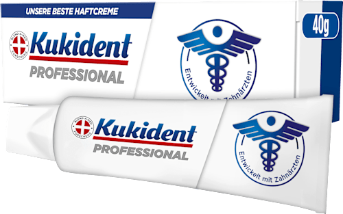 Haftcreme Professional für Zahnprothesen Kukident