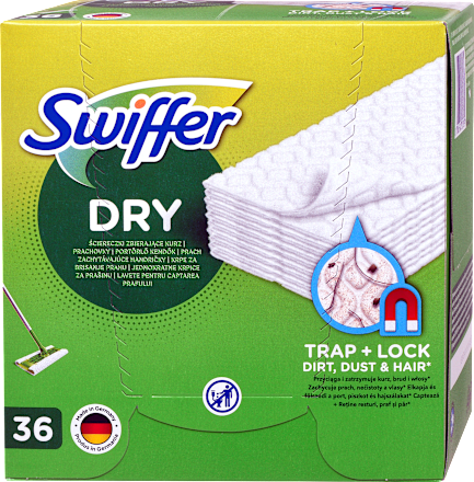 náhradní čisticí ubrousky na podlahu suché Swiffer