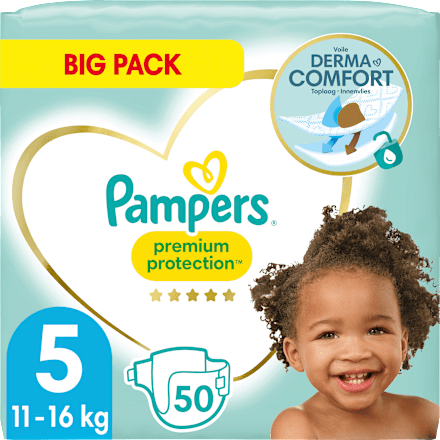 Windeln Premium Protection Gr. 5 Junior (11-16 kg), Big Pack Pampers