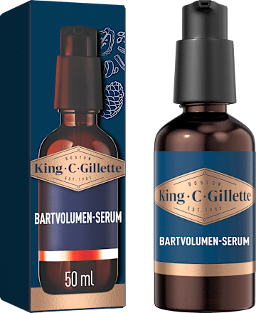 Bartvolumen Serum King. C. Gillette