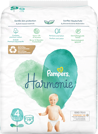 Windeln Gr. 4 (9-14 kg) Pampers Harmonie