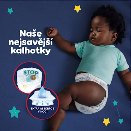 plenkové kalhotky Night, velikost 6 Pampers night pants