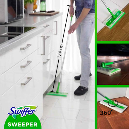Štartovacia súprava mopu na suché aj mokré čistenie Dry + Wet Kit Swiffer
