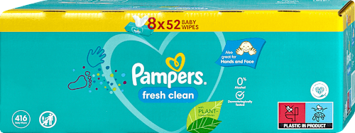 fresh clean Feuchttücher Pampers