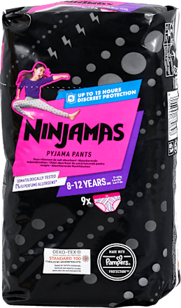 Pyjama Pants 8-12 Jahre (27-43 kg) rosa Ninjamas