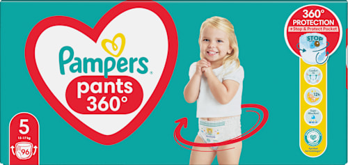 Scutece chiloțel Mega Box, numărul 5, 12-17 kg Pampers