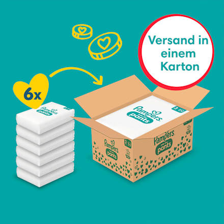 Baby Pants Baby Dry Gr.3 Midi (6-11 kg), Monatsbox Pampers