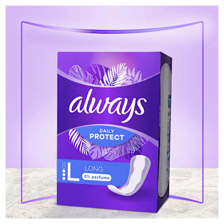 Slipeinlagen Daily Protect Long ohne Duft Big Pack always