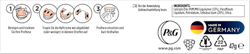 Haftcreme Complete extra stark neutral blend-a-dent