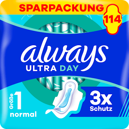 Binden Ultra Normal mit Flügel Sparpackung always