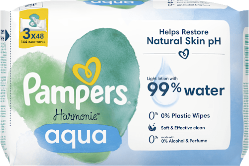 Chusteczki Aqua Harmonie (3x48) Pampers Harmonie