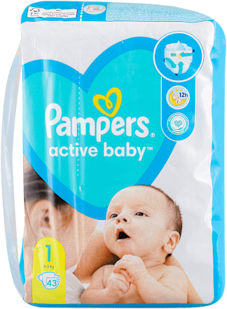 Pelene, veličina 1 (2-5 kg) Pampers active baby