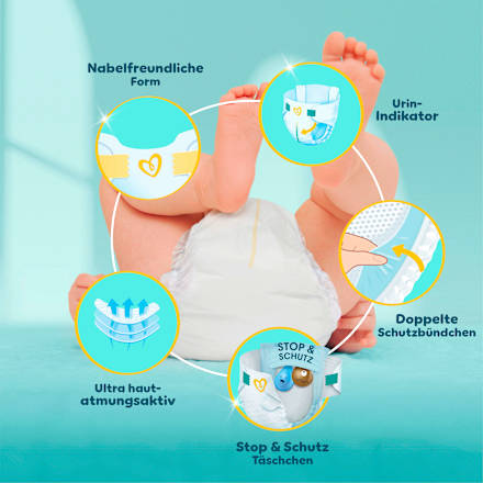Windeln Premium Protection Gr. 2 Mini (4-8 kg) Monatsbox Pampers