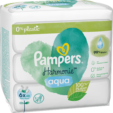 Feuchttücher Harmonie Aqua (6x48 St) Pampers Harmonie