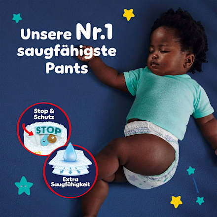 Baby Pants night Gr. 6 (15+ kg) Monatsbox Pampers night pants