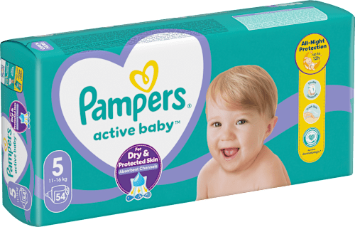 Plienky veľkosť 5 (11 - 16 kg) Pampers active baby