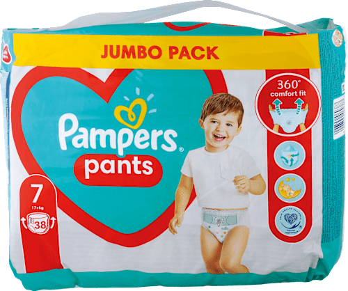 Pelene-gaćice jumbo pack vel. 7 (17 + kg) Pampers active baby