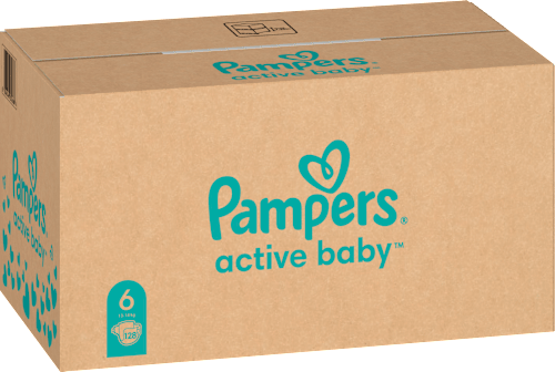 Plienky veľkosť 6 (13 - 18 kg) Monthly Box Pampers active baby
