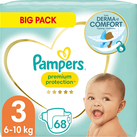 Windeln Premium Protection Gr. 3 Midi (6-10 kg), Big Pack Pampers