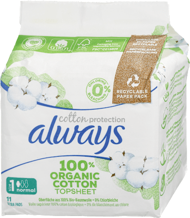 Damski vložki Cotton Protection Normal, velikost 1 always