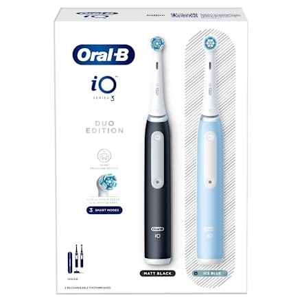 Set 2 x Periuta de dinti electrica iO3 cu Tehnologie Magnetica si Micro-Vibratii Oral-B