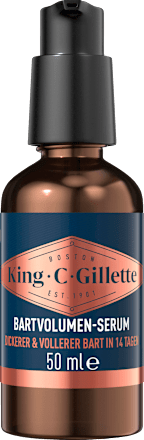 Bartvolumen Serum King. C. Gillette