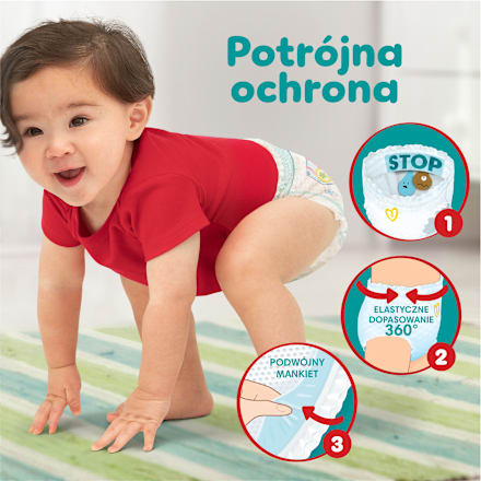 Pieluchomajtki rozmiar 8, 19+ kg Pampers