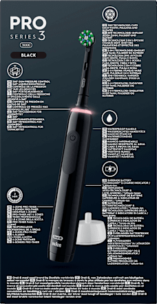 Elektrische Zahnbürste Pro 3 3000 Cross Action Black Oral-B