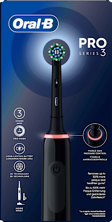 Elektrische Zahnbürste Pro 3 3000 Cross Action Black Oral-B