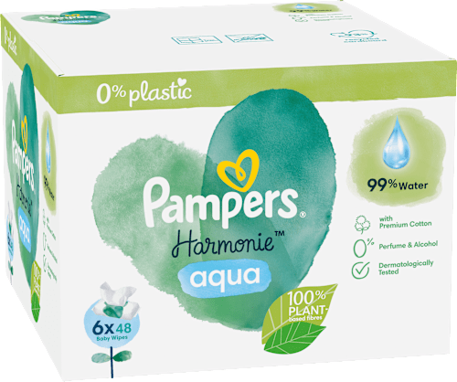 Feuchttücher Harmonie Aqua (6x48 St) Pampers Harmonie