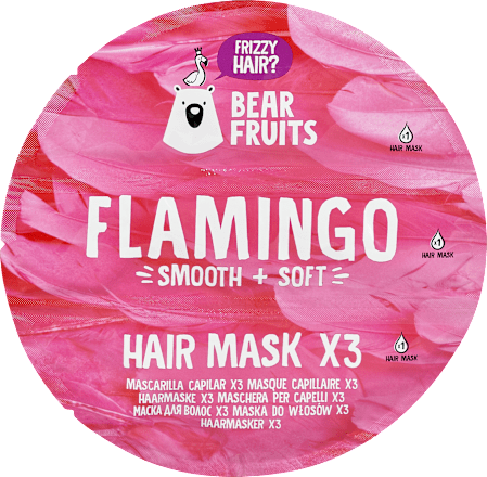 Flamingo Haarmaske Nachfüllpack Bear Fruits