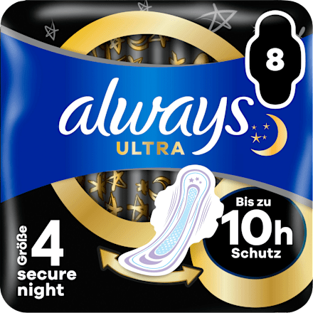 Ultra Secure Night Binden mit Flügeln always
