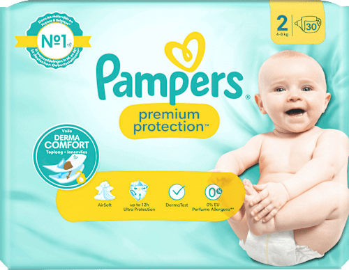 Windeln Premium Protection Gr. 2 Mini New Baby (4-8 kg) Pampers