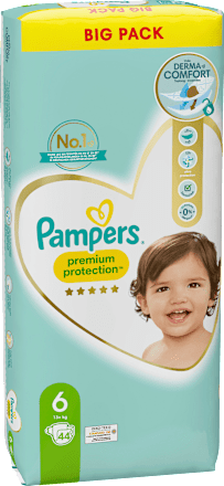 Windeln Premium Protection Gr. 6 Extra Large (13-18 kg), Big Pack Pampers