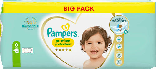 Windeln Premium Protection Gr. 6 Extra Large (13-18 kg), Big Pack Pampers