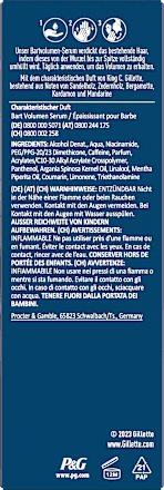 Bartvolumen Serum King. C. Gillette