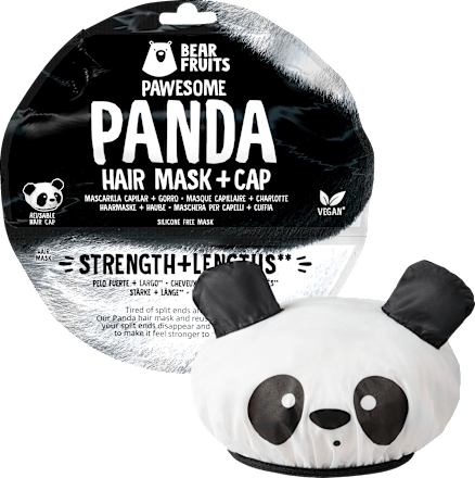 Bamboo Panda Haarmaske + Haube Bear Fruits